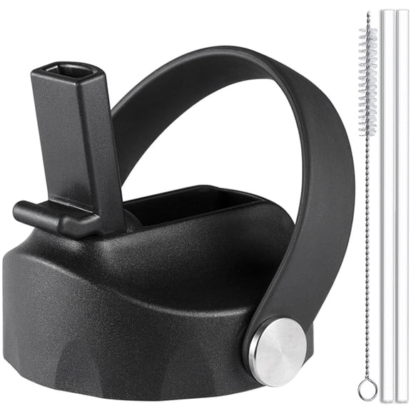 Straw lid for Hydro  flask Wide Mouth, Straw Lid Flexible Handle Fits Hydro  Flask 32 40 oz, Lids with Straw for Hydro  flask Wide Mouth 32 oz 40 oz, Replacement Sports Cap Top Wide Mouth(1PC)