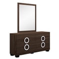 thumbnail image 5 of Titan Furnishings Rita 4-Piece Wood California King Bedroom Set in Black Wenge, 5 of 12