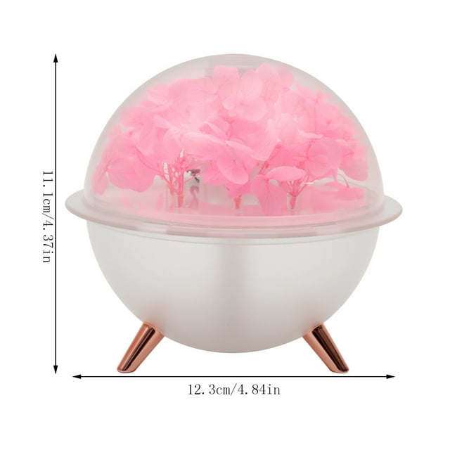 Eternal Flower Humidifier Light, Mini Hydrating Device with Adjustable Glow, DIY Flower Arrangement for Desk, Quiet Bedroom Humidifier, Festival Gift Idea