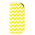 thumbnail image 3 of 2 Pack Soft Slip In Eyeglass Case For Women And Men - Chevron Pattern in Yellow, 3 of 7