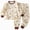 Brown, variant on NOLDARES Toddler Boy Fall Winter Clothes Crewneck Sweatshirt and Pants Sets(M252-Coffee)