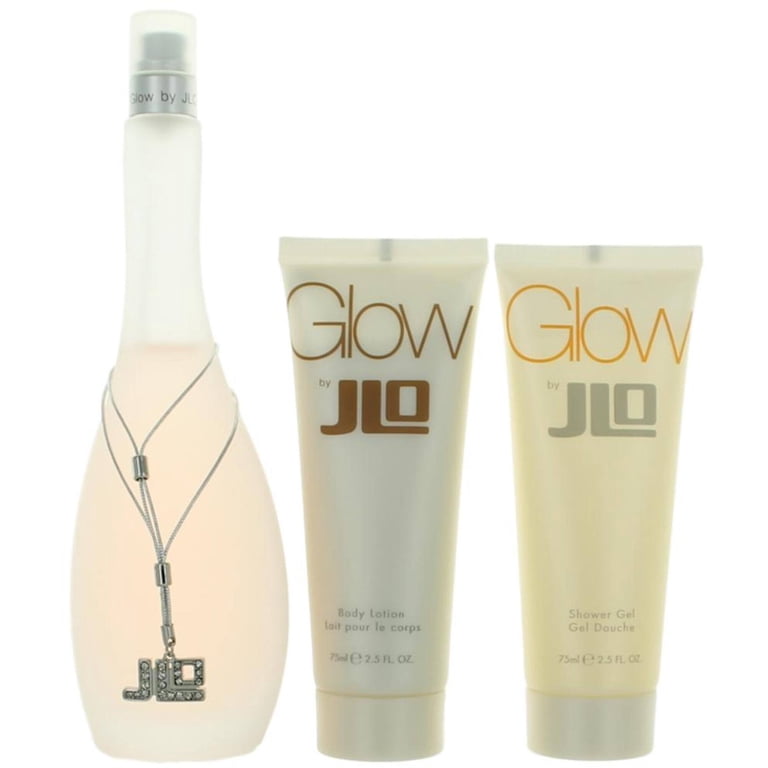 Glow by JLO オードトワレ 100ml ✖︎ 3本セット　未使用　未開封 Jennifer Lopez Glow 3 Piece Gift Set for Women (EDT 3.4oz, Body