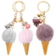 thumbnail image 1 of 3 llaveros con colgante de helado, bonitos llaveros decorativos, llaveros para mochilas., 1 of 8