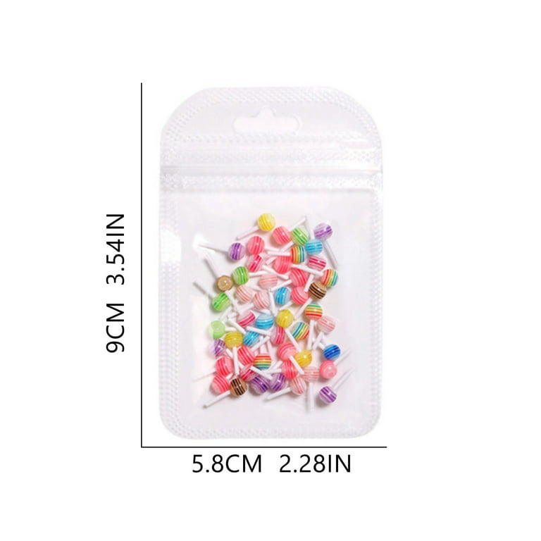 Sugar Gummy Bear Kawaii Nail Charms 6pcs – Glitter Planet
