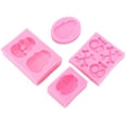 thumbnail image 3 of 4 moldes de fondant de Halloween, resistentes a altas temperaturas, duraderos y fáciles de despegar, moldes para hornear de Halloween, 3 of 15