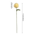 thumbnail image 3 of Ramo de flores de hilo hecho a mano – Arreglo floral artificial de crisantemos con pompones tejidos para decoración del hogar, centro de mesa, regalo de primavera, 3 of 6