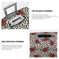 thumbnail image 4 of Fotbe Leopard Print Rose Luggage Cover Protector,Suitcase Protector,Scratch and Dirt Resistant,Fits 18-32 Inch Luggage-Small, 4 of 8