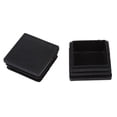 thumbnail image 2 of 40mm x 40mm Plastic Square Tube Inserts End Blanking Caps Black 20 Pcs, 2 of 5