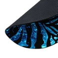 thumbnail image 3 of WIRESTER 7.88 in Round Mouse Pad with Non-Slip Rubber Base for Computers, Laptop, Office & Home - Blue Glitter With Black Blue Glitter Zebra, 3 of 5