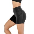thumbnail image 5 of FANNYC Athletic Work Women's High Waist Yoga Shorts Stretch Comfort Biker Shorts Athletic Running Volleyball Gym Workout Sports Shorts Fitness Gym Loungewear With Side Pockets, 5 of 6