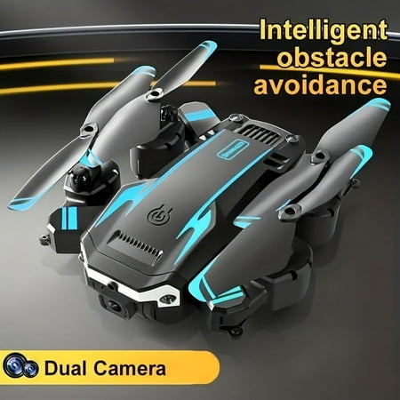 S6 Professional Remote Control Drone, Dual Camera Dual Folding Remote Control Quadcopter Height Holding Remote Control Toys, Boys And Girls Toys Christmas Halloween Thanksgiving Gifts,Blue