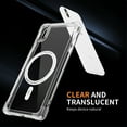 thumbnail image 4 of SaniMore for iPhone X/XS Magnetic Case, [Wireless Charging] Crystal-clear Rugged PC Back Back Skin-feel Shockproof Strong Drop Resistant Slim Shell for iPhone X/XS Car Mount, Clear, 4 of 7