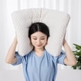 thumbnail image 5 of LoyisViDion Today Saless Latex Pillow,Ergonomic Odorless Bed Pillow for Sleeping,Relieve Presure,Neck And Shoulder Pain,Orthopedic Cervical Pillow Support for Side Back Stomach Sleeper, 5 of 9