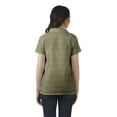 thumbnail image 4 of Moomaya Chemise Tunique Style Enveloppant pour Femmes en Coton Décontracté Col Classique Boutonné, 4 of 6