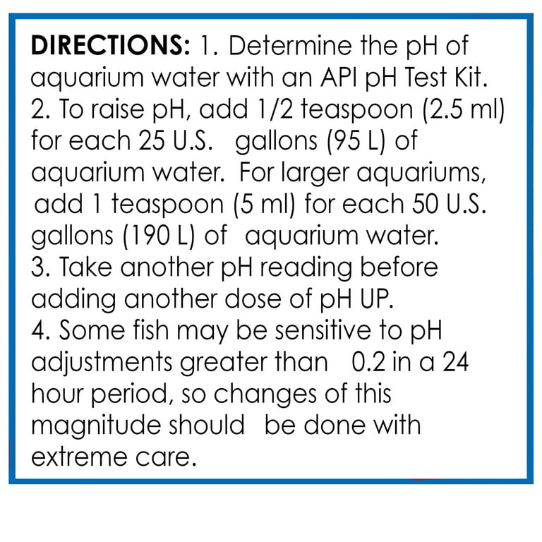 Élévateur de pH pour aquarium d'eau douce, 118 ml - API