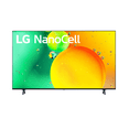 thumbnail image 1 of LG 43NANO75UQA LED 4K UHD Smart webOS 22 with ThinQ AI TV - Factory Refurbished, 1 of 7