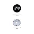 thumbnail image 1 of 4PCS/SET 60MM Car Wheel Hub Center Caps Rim Emblem Cover Stickers For VW GTI R R32 Touareg Passat Polo Jetta MK4 TSI 60MM R SLG, 1 of 6