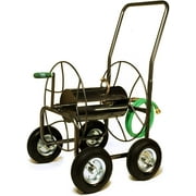 Yard Butler four wheel hose reel cart heavy duty 400 foot metal hose caddy suitable for gardens, lawns and fields  IHT-4EZ