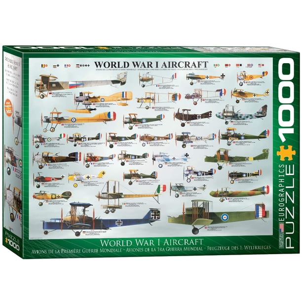 Rompecabezas EuroGraphics Aviones de la Primera Guerra Mundial 1000 Piezas