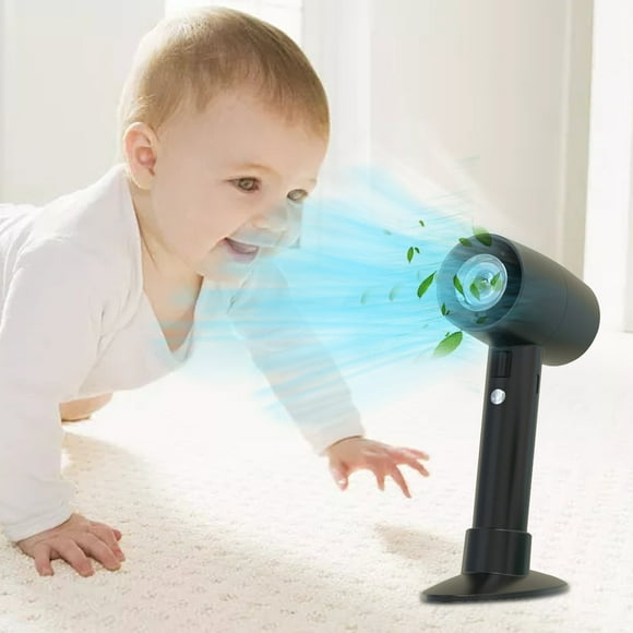 Mini Ventilador Portátil Sin Hojas, Recargable Por Usb, 3 Velocidades Y Batería De 2000 Mah Para 3,5 H De Autonomía, Diseño Compacto Con Cordón Para Refrigeración Personal.,Vsgery
