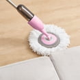 thumbnail image 2 of True & Tidy 3-in-1 Multi-Surface Spray Mop Kit with Flat, Round, Squeegee Mop Heads, Refillable Water Bottle, Machine Washable Microfiber P, 2 of 9