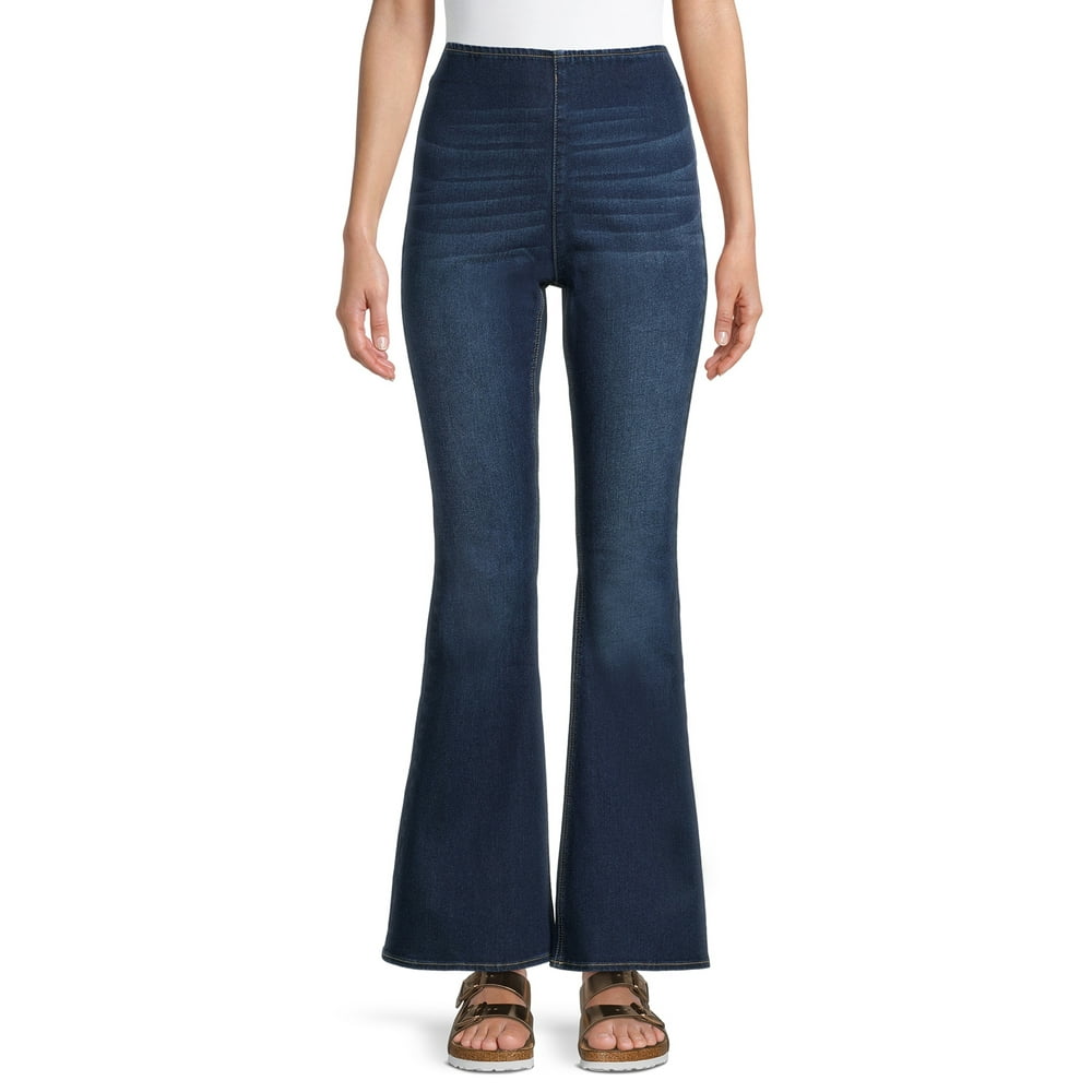 No Boundaries No Boundaries Juniors Pull On Flare Jeans