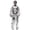 C-White448, variant on DHFJKG Men Astronaut Dress Up Outfits Carnival Stage Performance Metallic Long Sleeve Belted Front Zipper Onesie With Glasses 2PCS Set
