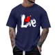 thumbnail image 1 of Tops para hombre, blusas y camisas de manga corta con cuello redondo para hombre, camisetas casuales con estampado de moda para hombre, blusa de manga corta, blusa de poliéster para hombre., 1 of 4