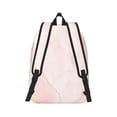 thumbnail image 3 of Balery Pink Marble Vintage Canvas Backpack for Men and Women - Large Capacity, Durable Travel Laptop Bag for School, Work, Hiking, and Outdoor Activities, 3 of 7