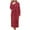 Wine, variant on HNMKIU Elegant Long Robes for Women - Comfortable Plus Size Bathrobe Designed for Relaxation and Style,Sizes XL