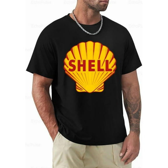 Shell Classic Gas Station Retro Service Station Vintage Oil Logo Unisex T-Shirt, for men & women, up to size 5XL