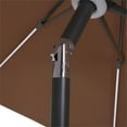 thumbnail image 5 of Patio Festival 8.8 ft. Outdoor Fabric Market Umbrella in Brown/ Black, 5 of 6