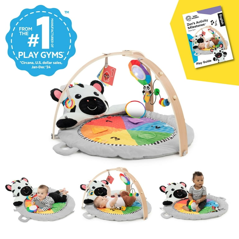 Baby Einstein Zen's Activity Milestones Plush Gym, Unisex