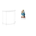 thumbnail image 1 of Mesa Auxiliar De Acrílico Para Espacios Pequeños Con Mesa Auxiliar De 2 Niveles Y Mesita De Noche Delgada Para Baño, Hogar, Sala De Estar, Decoración Con Decoración De Escritorio De, 1 of 8