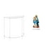 thumbnail image 1 of Mesa Auxiliar De Acrílico Para Espacios Pequeños Con Mesa Auxiliar De 2 Niveles Y Mesita De Noche Delgada Para Baño, Hogar, Sala De Estar, Decoración Con Decoración De Escritorio De, 1 of 8