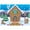 Gingerbread House, variant on Beistle - Oktoberfest Fabric Backdrop - 5' x 7' - Pack of 6