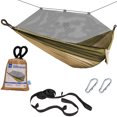 thumbnail image 1 of Bliss Hammocks Hammock in a Bag with Mosquito Net and Tree Straps, 350 Lb Cap, Royal Blue, 1 of 16
