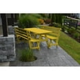 thumbnail image 6 of Yellow Pine Picnic Table with 2 Backed Benches, 6 of 11