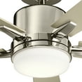 thumbnail image 3 of Kichler Lucian 52" Polished Nickel Integrated LED Ceiling Fan with Wall Control and Reversible Blades, 3 of 12