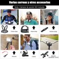 thumbnail image 4 of FHZLAJ Kit de Accesorios para Gopro C&aacute;mara de Acci&oacute;n 75 en 1, Compatible con GoPro 6-13, Soporte para C&aacute;mara Montaje para Gopro Hero, MAX Fusion APEMAN AKASO SJCAM Ins, 4 of 7