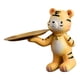thumbnail image 1 of estatua de tigre, bandeja de almacenamiento, estatuilla, , Amarillo blanco Zulema Bandeja de tocador, 1 of 8