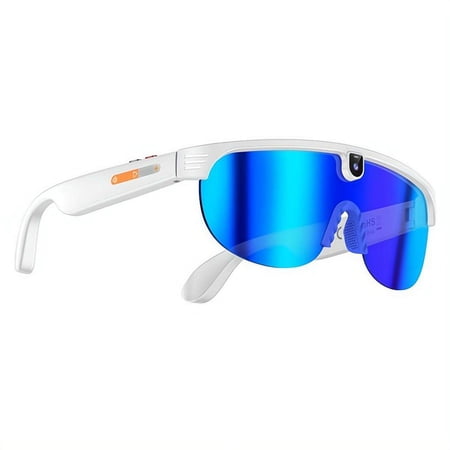 AI Smart Sports Glasses with Camera, 8MP HD Video Recording Glasses with Camera, Wearable Bluetooth Sunglasses for Outdoor Sports Cycling/Skiing/Baseball