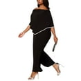thumbnail image 3 of MSK Women Womens Plus Wide Leg Cocktail Jumpsuit, 3 of 3