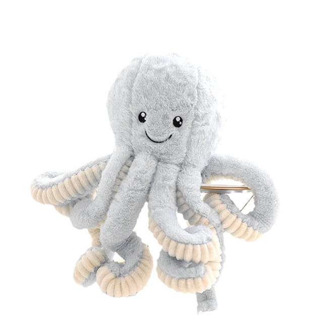 HLONK Octopus Plush 18cm Snuggly Octopus Small Stuffed Animals Soft Filling Playful Design Octopus Orange