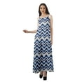 thumbnail image 2 of Moomaya All Over Printed A Line Sleeveless Womens Summer Party Dresses, 2 of 4