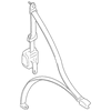 Genuine OE Mitsubishi Seat Belt Assembly - 7000B423