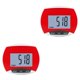 thumbnail image 3 of Yuarrent Mini podómetro LCD Contador de pasos con clip para cinturón Multifuncional Ejercicio Senderismo Caminar Reloj Caminar Calculadora Type2 NO2, 3 of 6