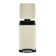 thumbnail image 5 of happimess Betty Retro Mini 3.2-Gallon Step-Open Trash Can, Limestone Beige, HPM1012J, 5 of 7