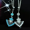 thumbnail image 4 of HLONK Fashion Rhinestone Navel Ring Belly Button Bar Waist Chain  Body Piercing Jewelry, 4 of 8