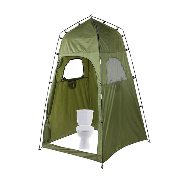 Herwey Tente de Douche Extérieure Portable Camping Abri Plage Toilettes Intimité Vestiaire, Toilette de Plage, Changer d'Abri